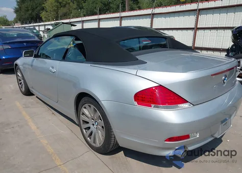 2004 BMW 645Ci z USA, uszkodzony, nr VIN WBAEK73484B260113